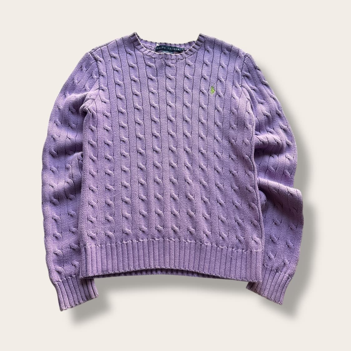 폴로 랄프로렌 연보라 케이블 니트  상품이미지1