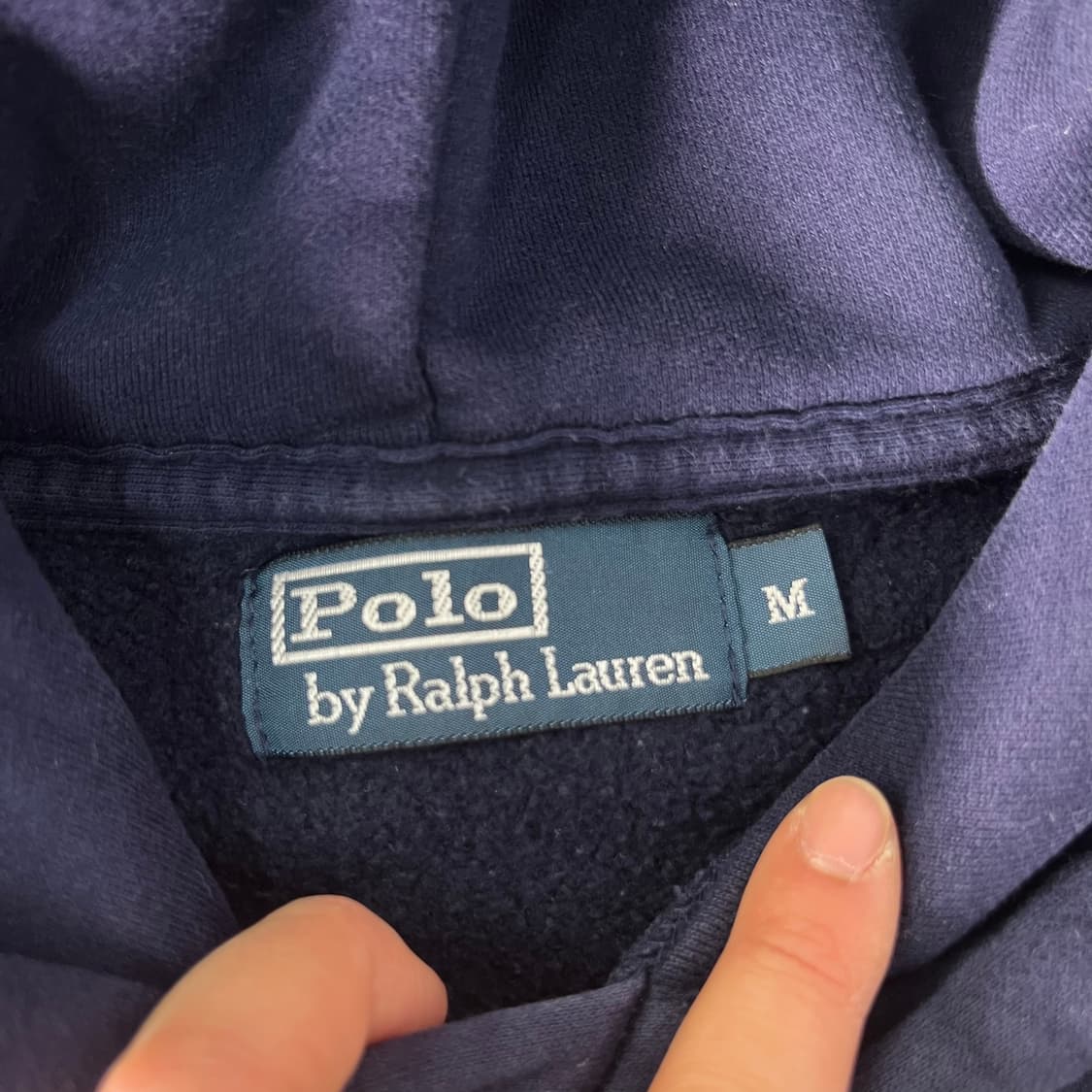 95 폴로랄프로렌 빅포니 네이비 3라인 후드티  상품이미지4