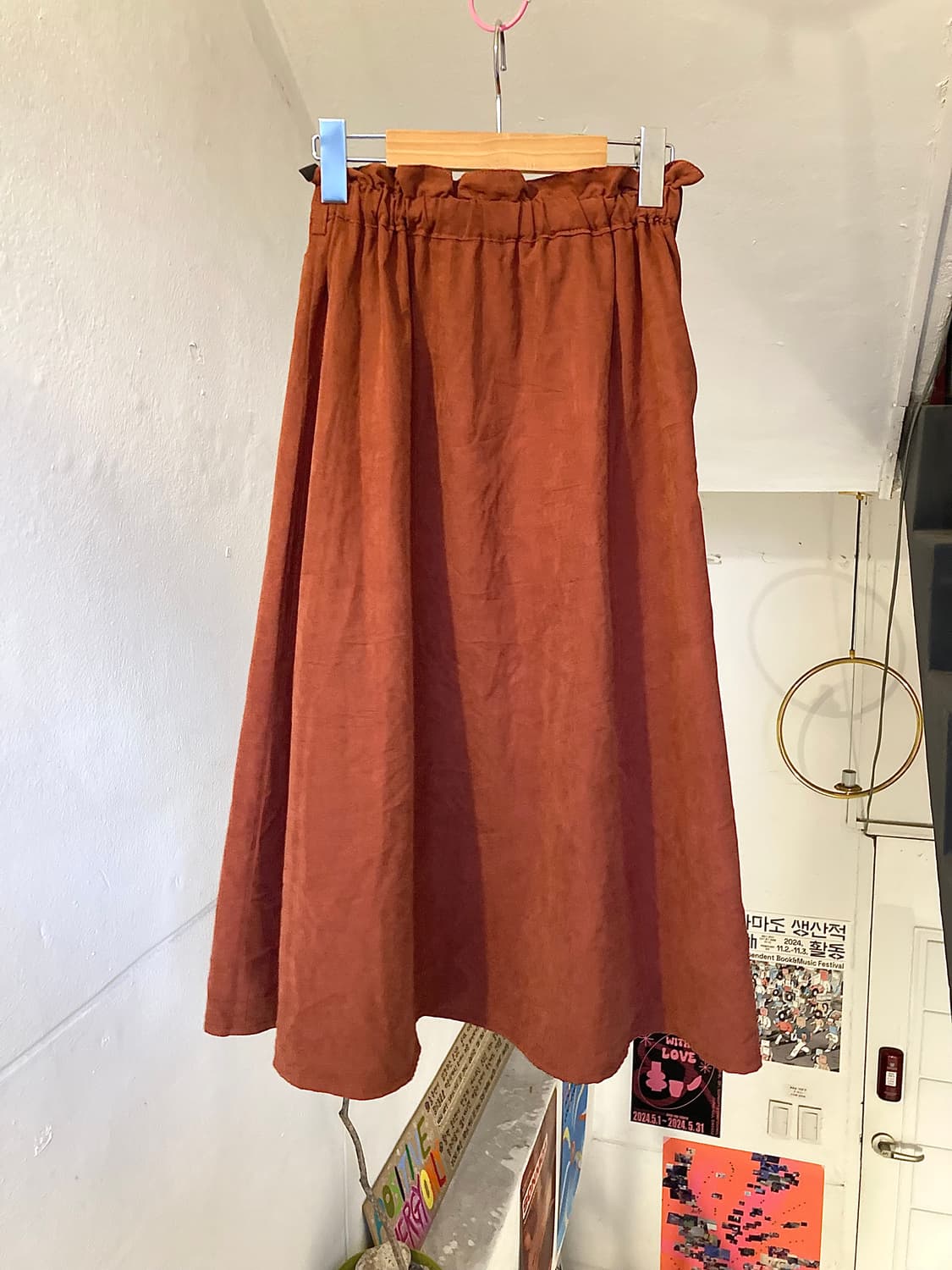 리버시블 미디 볼륨 스커트 상품이미지8