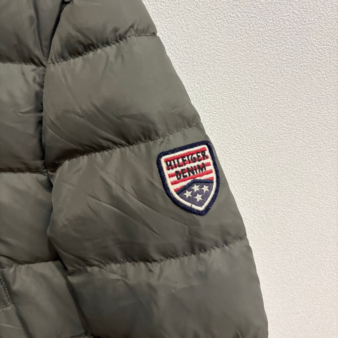 타미힐피거 롱패딩 카키 여성 M 상품이미지5