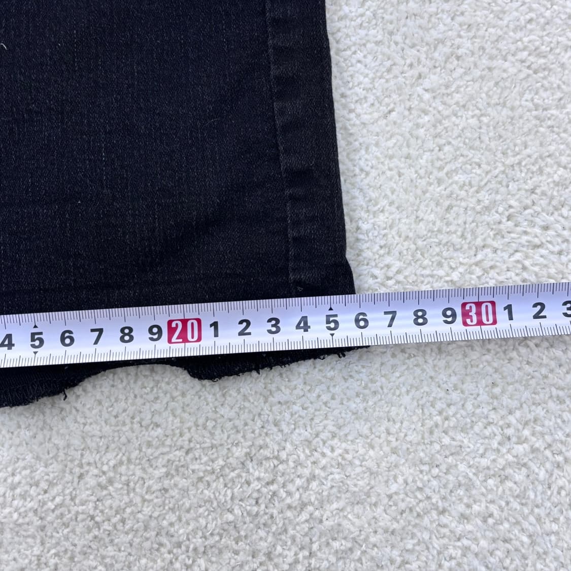 27 게스 여성 흑청 데님 반바지 0313E 상품이미지10