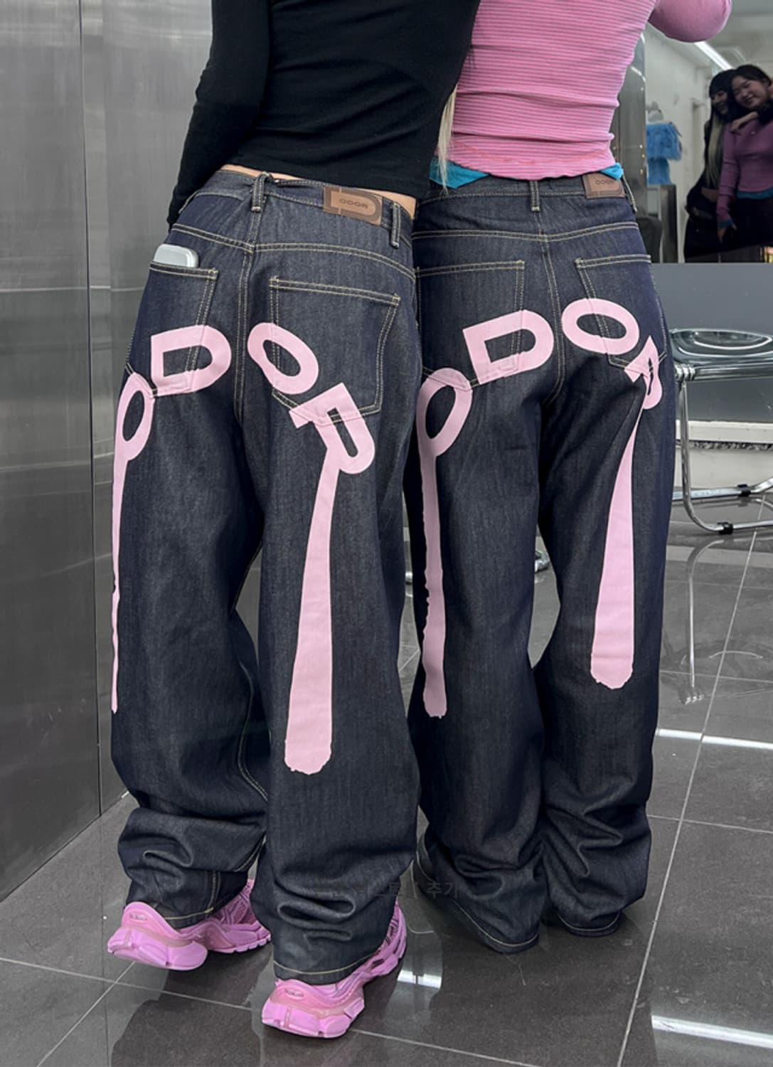 르세라핌 은채 착용) Odor logo drop pants (pk)  상품이미지3