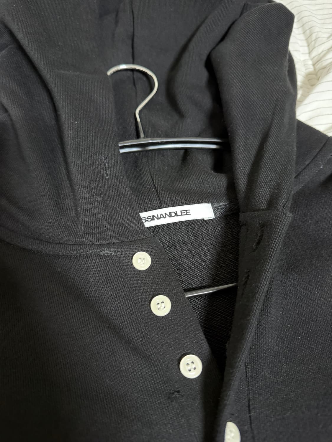 신앤리 테일러 코튼 스웻 후드 티셔츠 상품이미지3