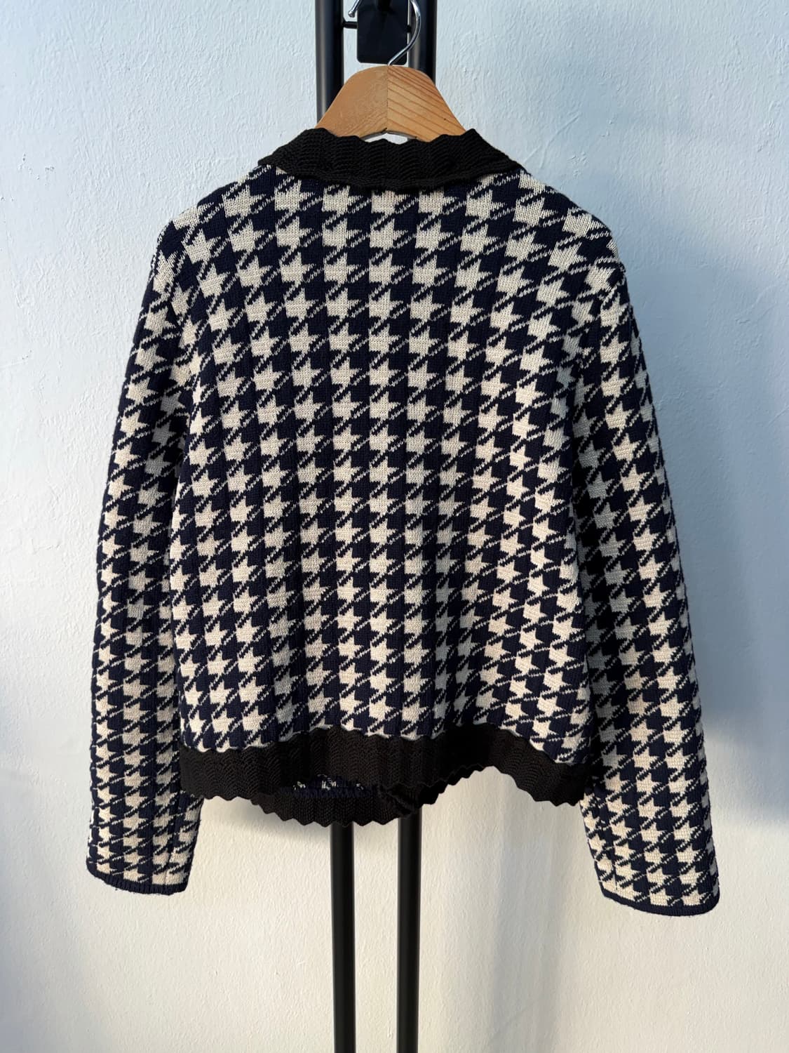 정품) 럭키슈에뜨 21ss 하운드체크 가디건 F 상품이미지6