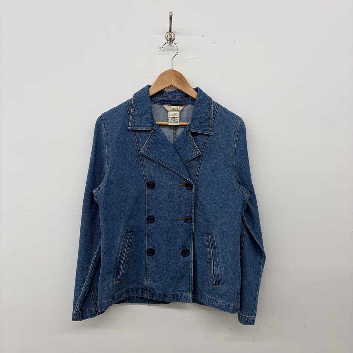 L.L.Bean 여성 데님 더블 자켓 여m 상품이미지1