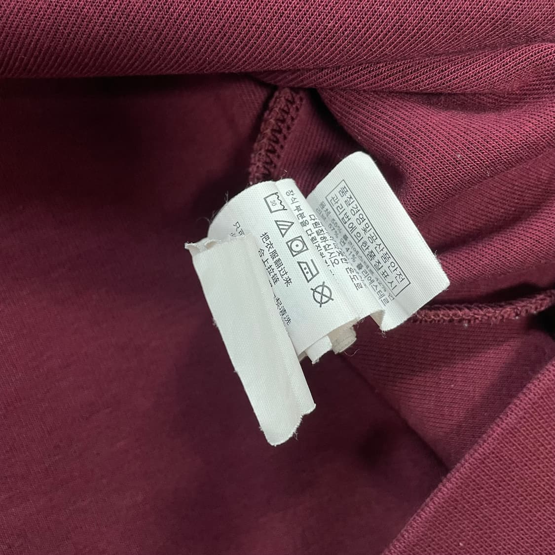 폴로 랄프로렌 포니 로고 후드집업 버건디 상품이미지4