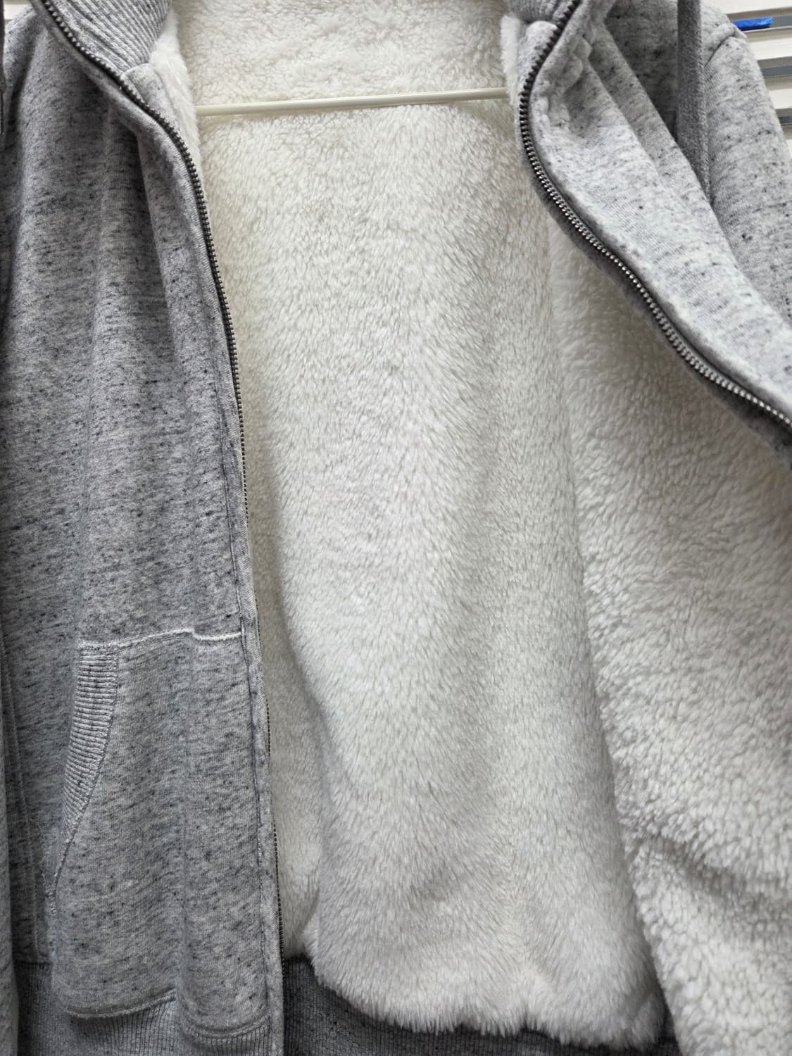 MLB 뉴욕양키즈 보아털 후드 집업 상품이미지6