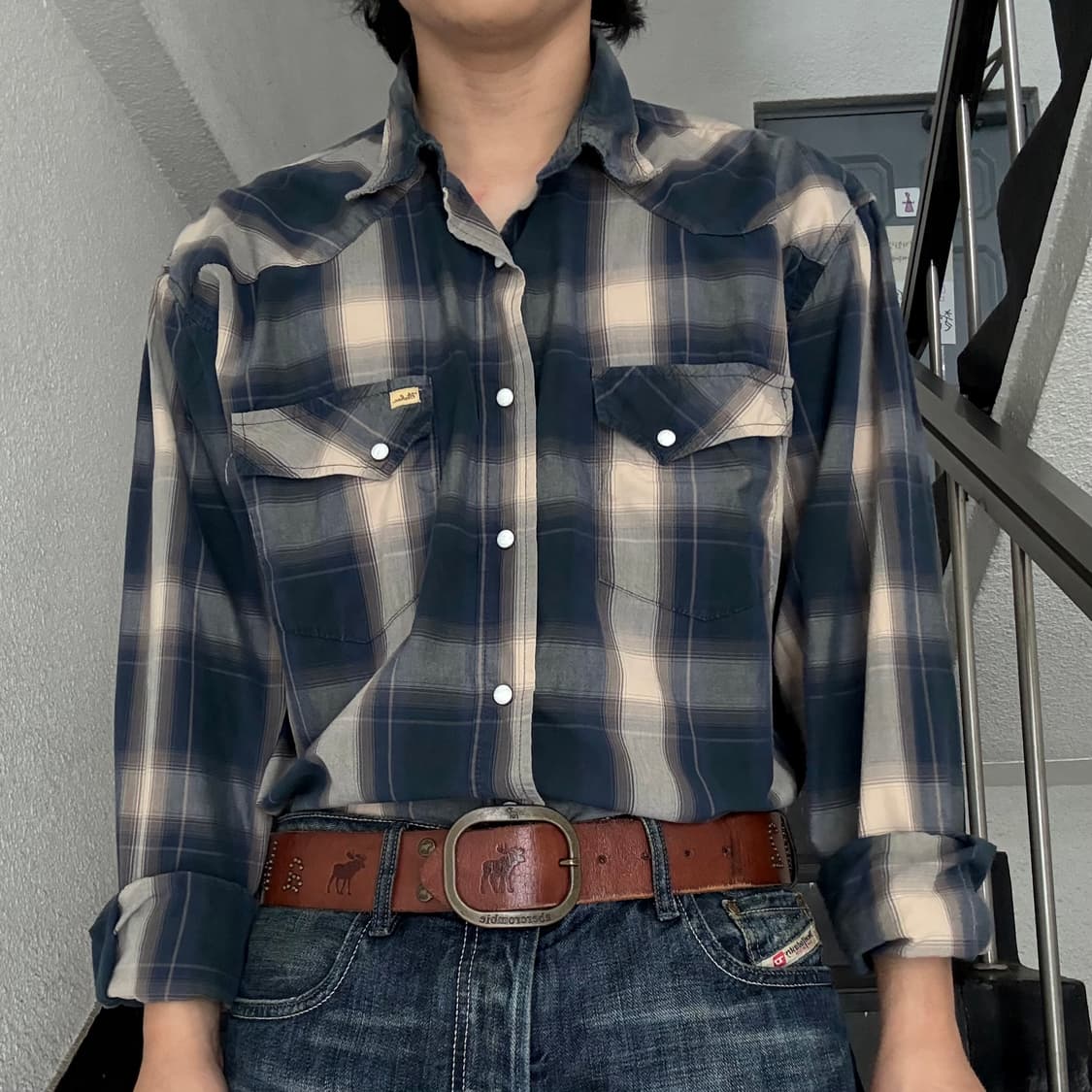 Larry Mahan Cowboy Check Shirt 상품이미지2