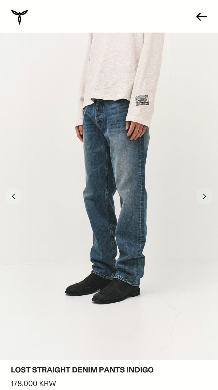 서피스에디션 데님팬츠 상품이미지1