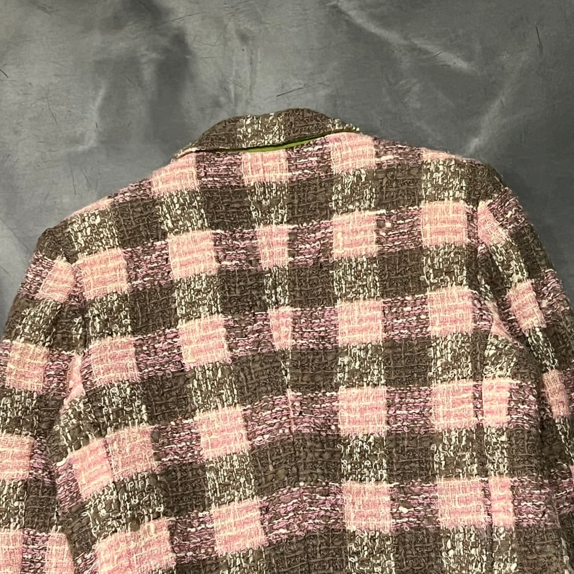  발렌티노 올리버 체크 트위드 자켓 y15793 상품이미지4