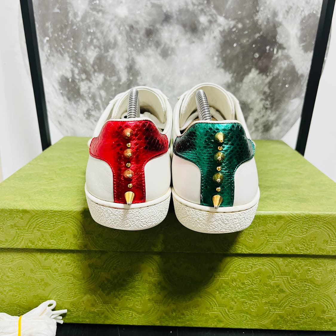 정품 38) 구찌 진주 펄 스터드 스니커즈 240~245 상품이미지4