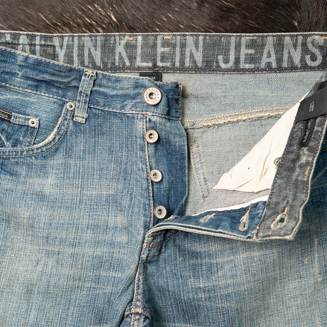 [33] 00s 캘빈클라인 데님팬츠 로우라이즈 슬림스트레이트 핏  상품이미지2