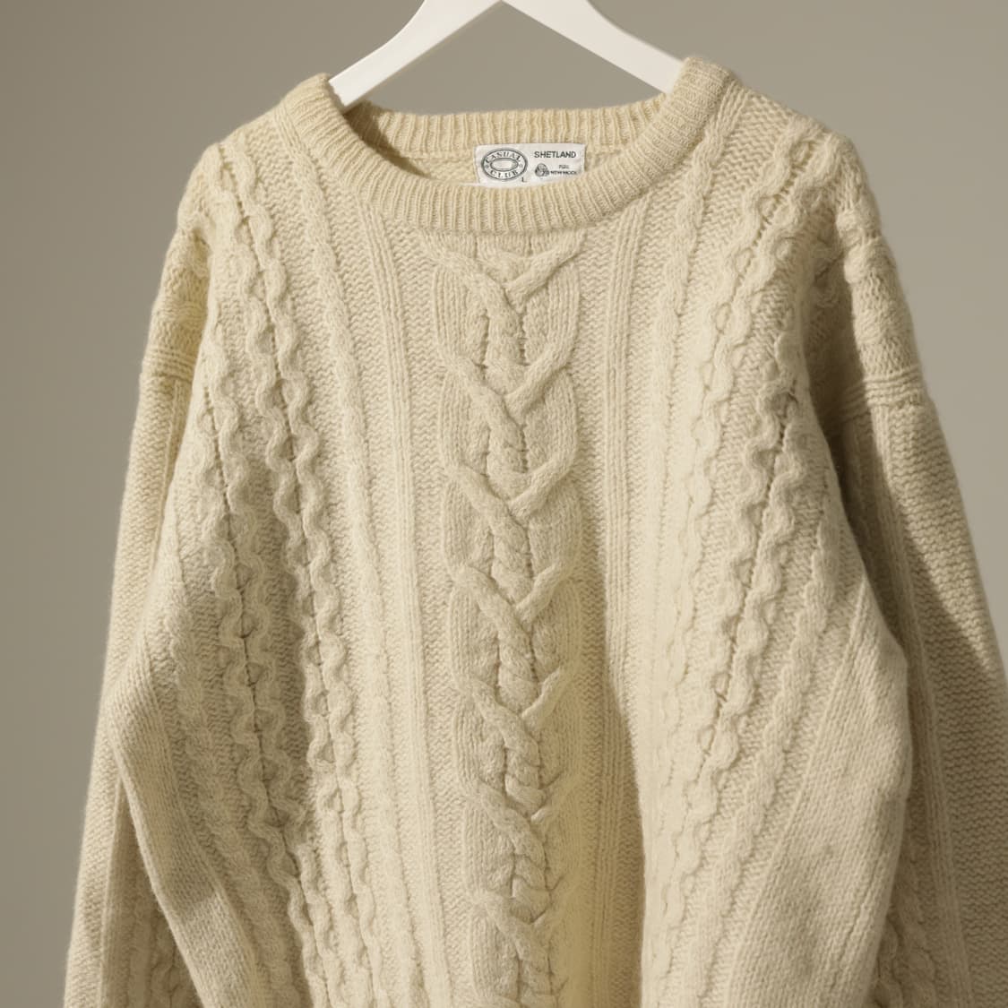 셔틀랜드 울 피셔맨 니트 상품이미지3