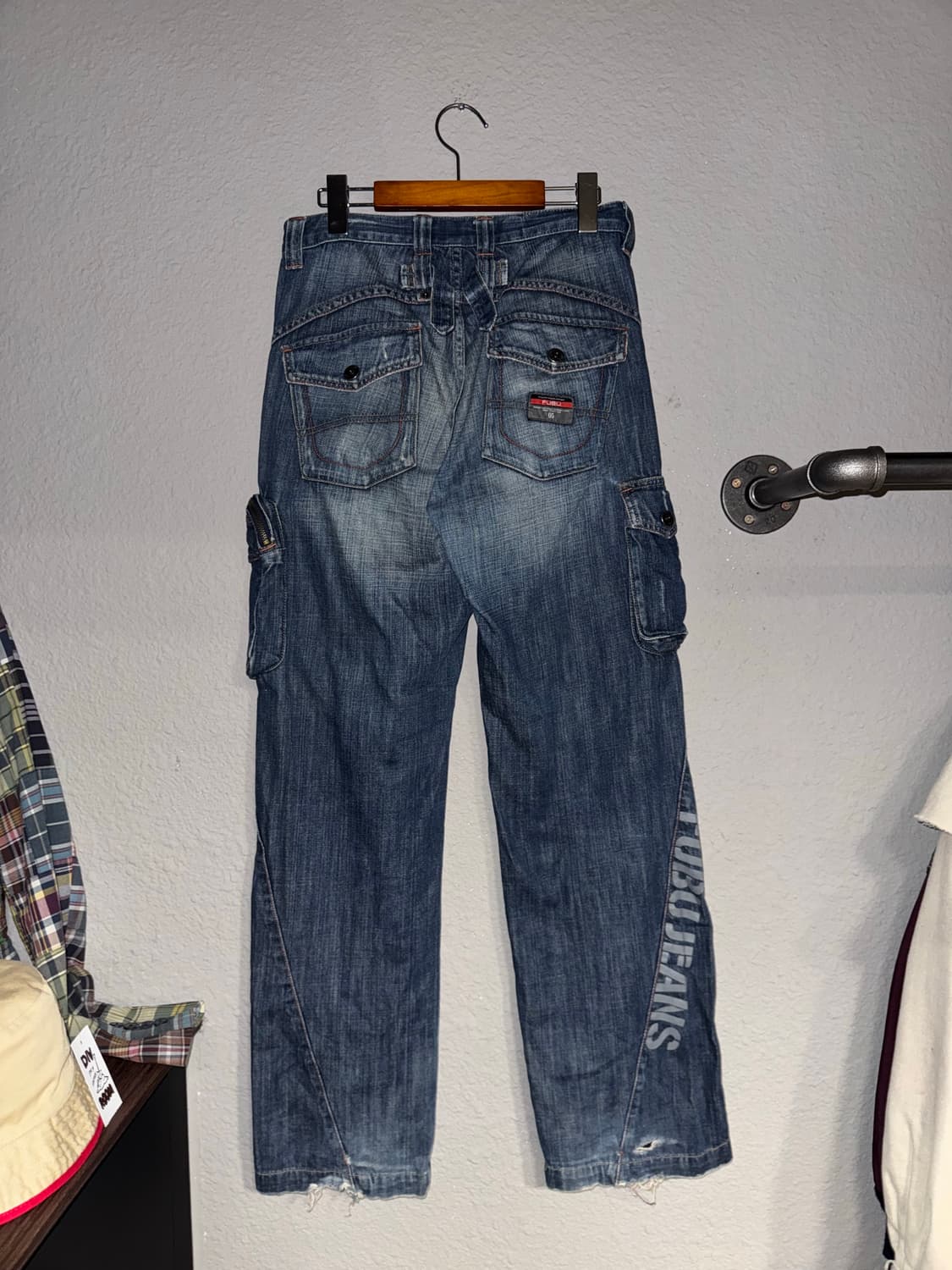 후부 데님 카고팬츠  상품이미지8