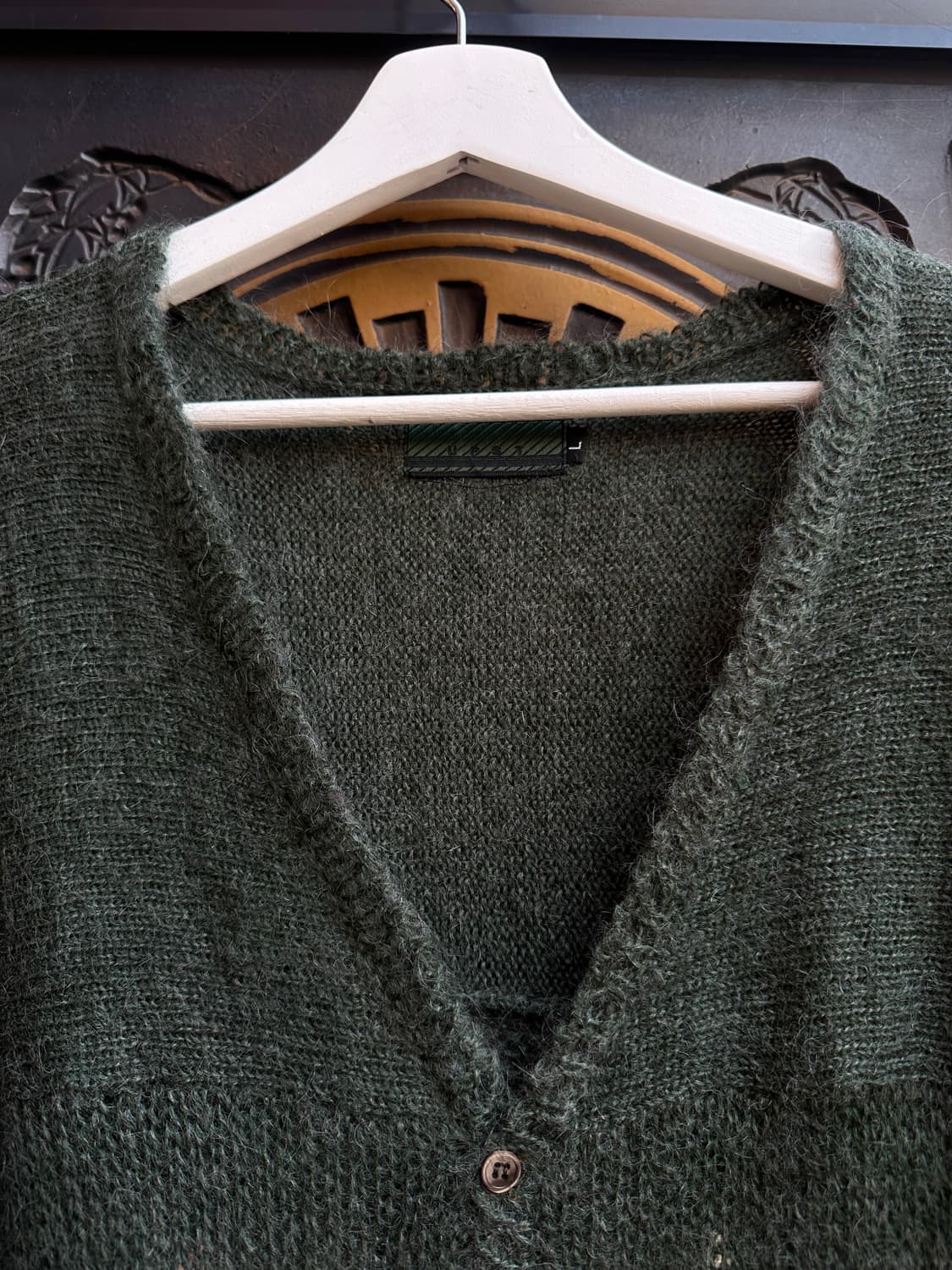 wool50% 롱 가디건 상품이미지4