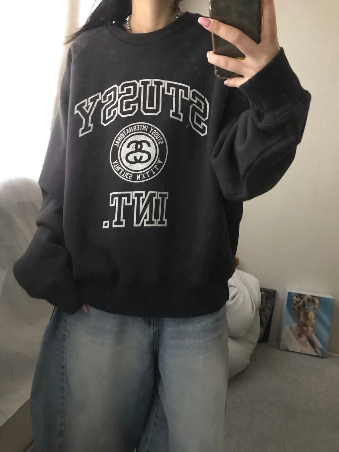 스투시 빅로고 맨투맨 상품이미지5