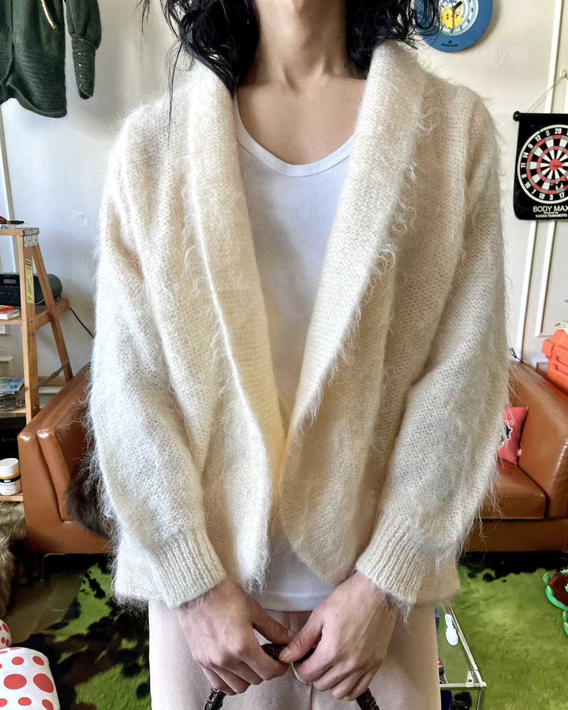 1970s Pierre Cardin Mohair Robe Cardigan 상품이미지3