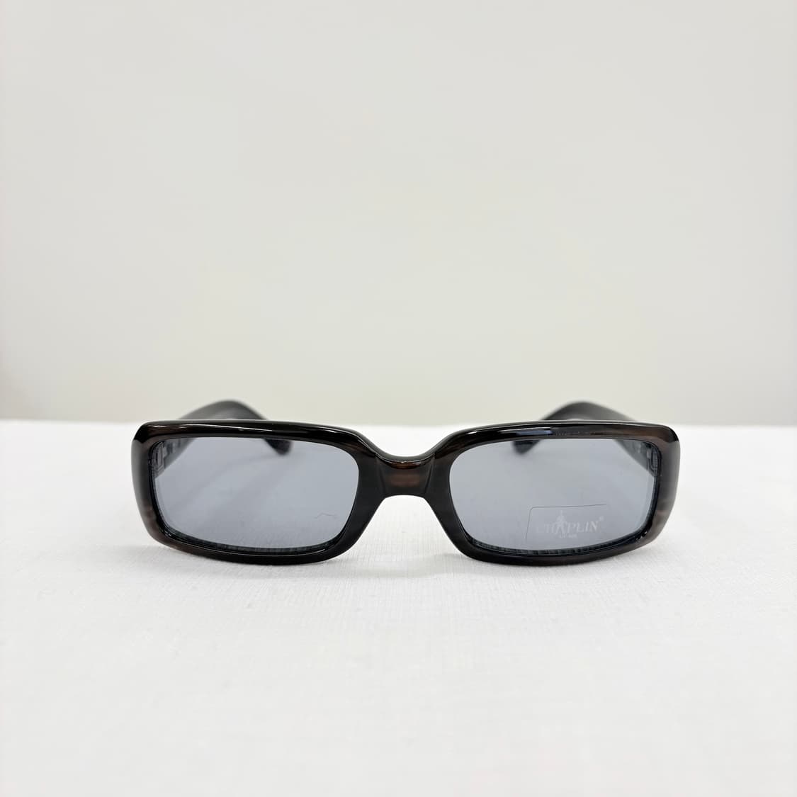 CHAPLIN 브라운 스퀘어 빈티지 선글라스 상품이미지1