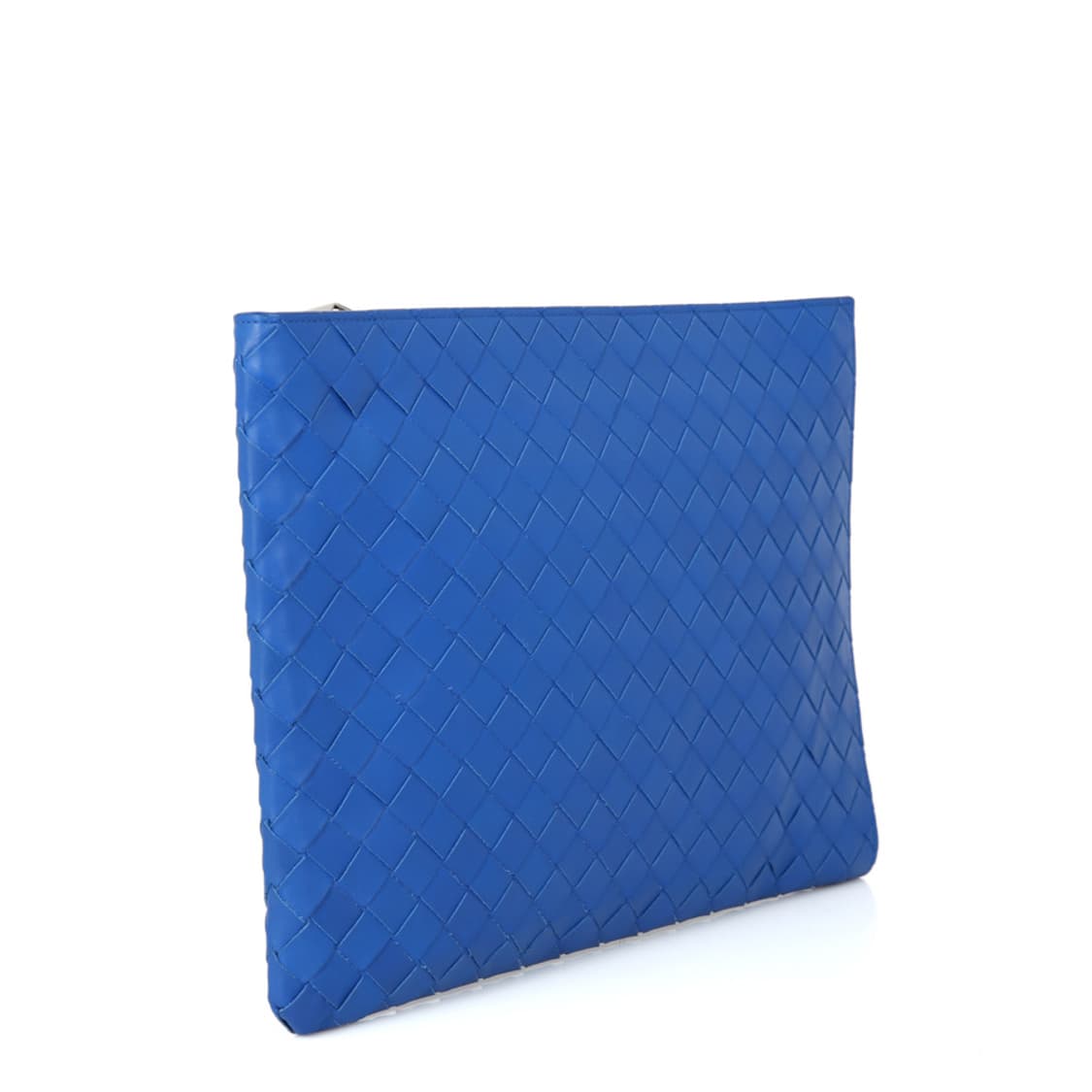 보테가베네타 인트레치아토 블루 지퍼 클러치 607479 상품이미지3