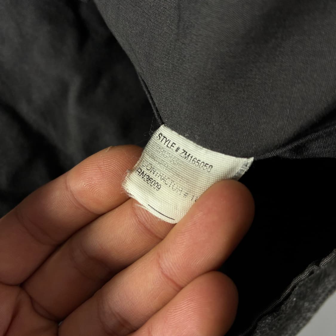 Calvin klein  캘빈 클라인 블랙 캔버스 워크 자켓  상품이미지7