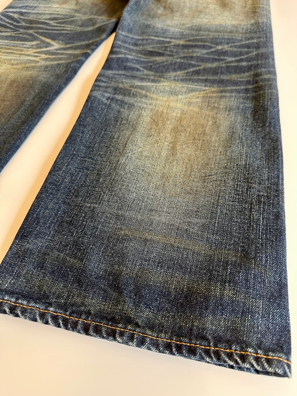 (역대급 워싱) RRL 더블알엘 빈티지 5포켓 기빈스 34-30 신품급 상품이미지6