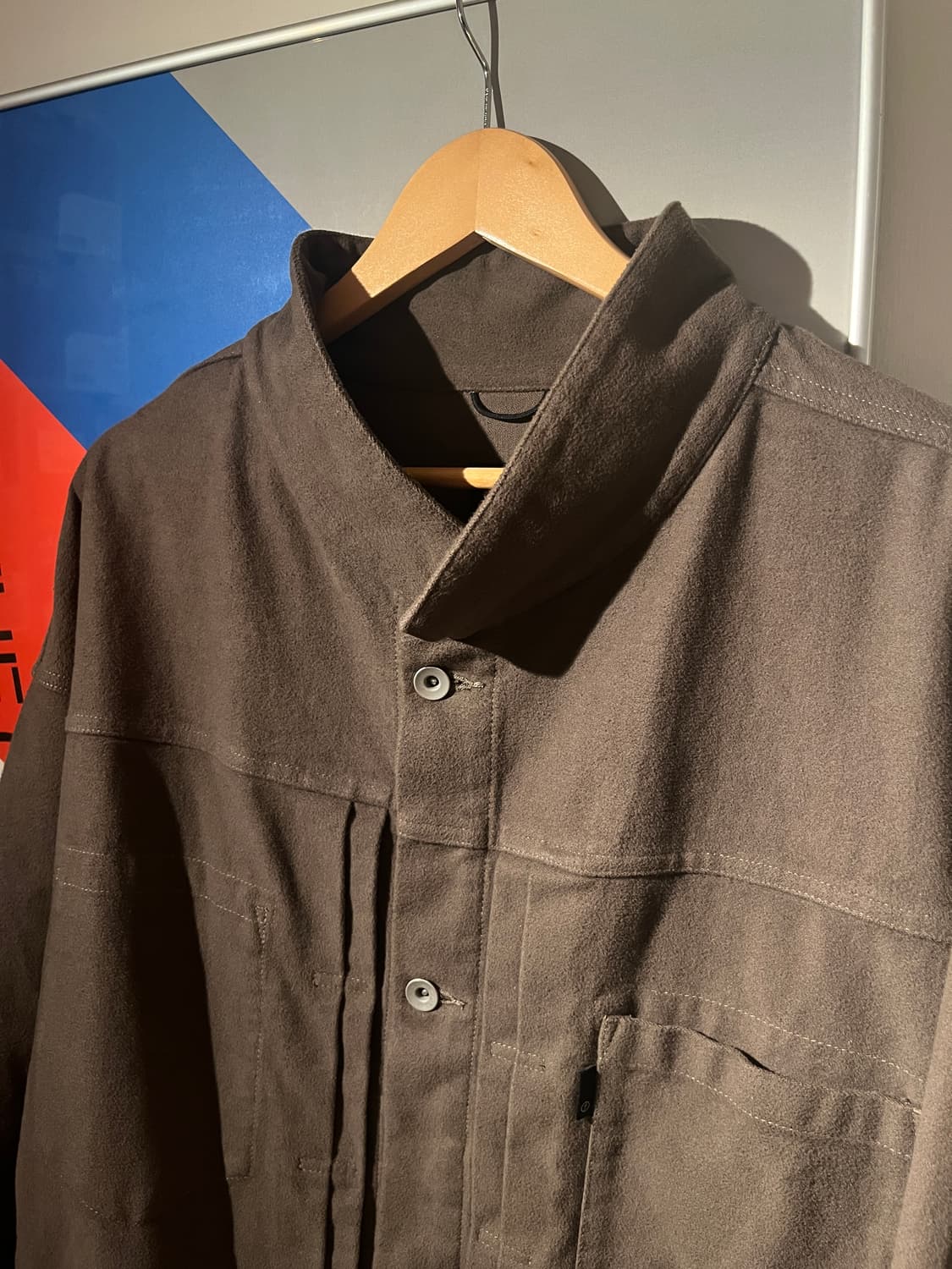 [3] moif 모이프 트러커 블루종 올리브 상품이미지3