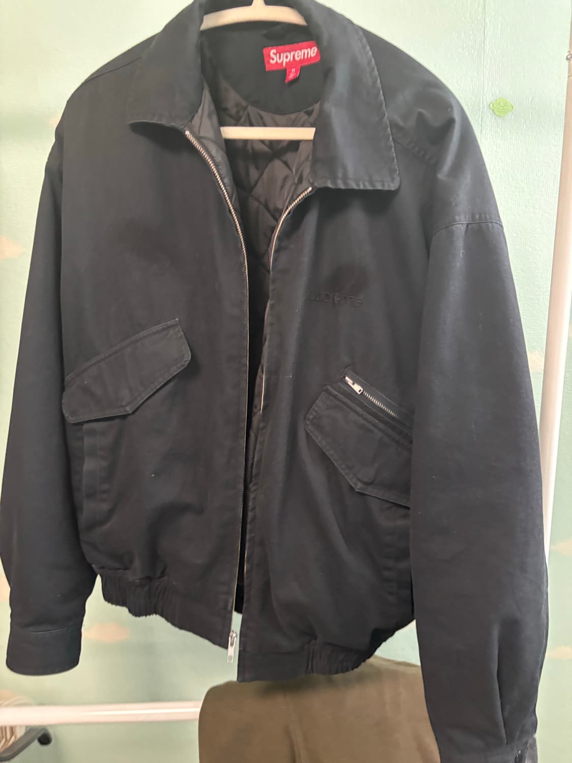 슈프림 후드 유틸리티 자켓 블랙 25 fw m사이즈 상품이미지2