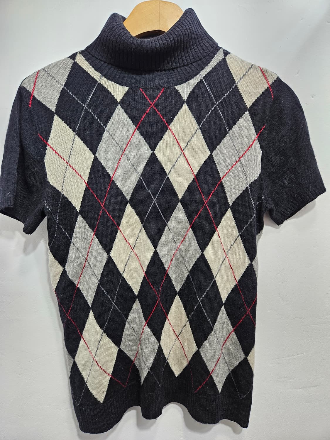 미국 브랜드 탈보츠(talbots) 실크 캐시미어 아가타무늬 반팔 상품이미지5