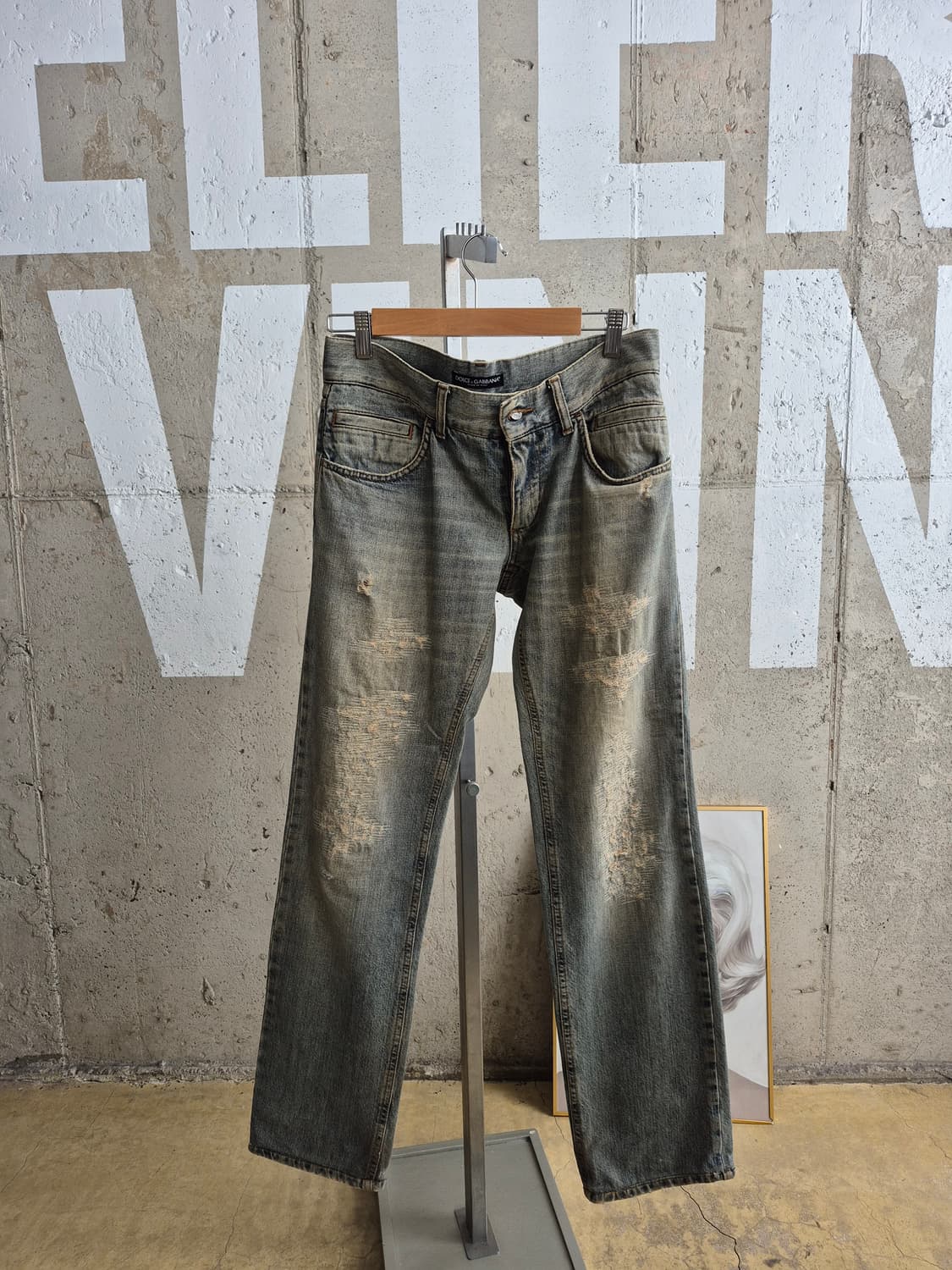 돌채가바나  워싱 청바지(MPT 상품이미지3