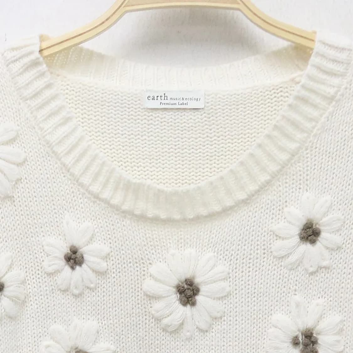 얼스 뮤직 플라워 짜임 니트 60200 상품이미지3