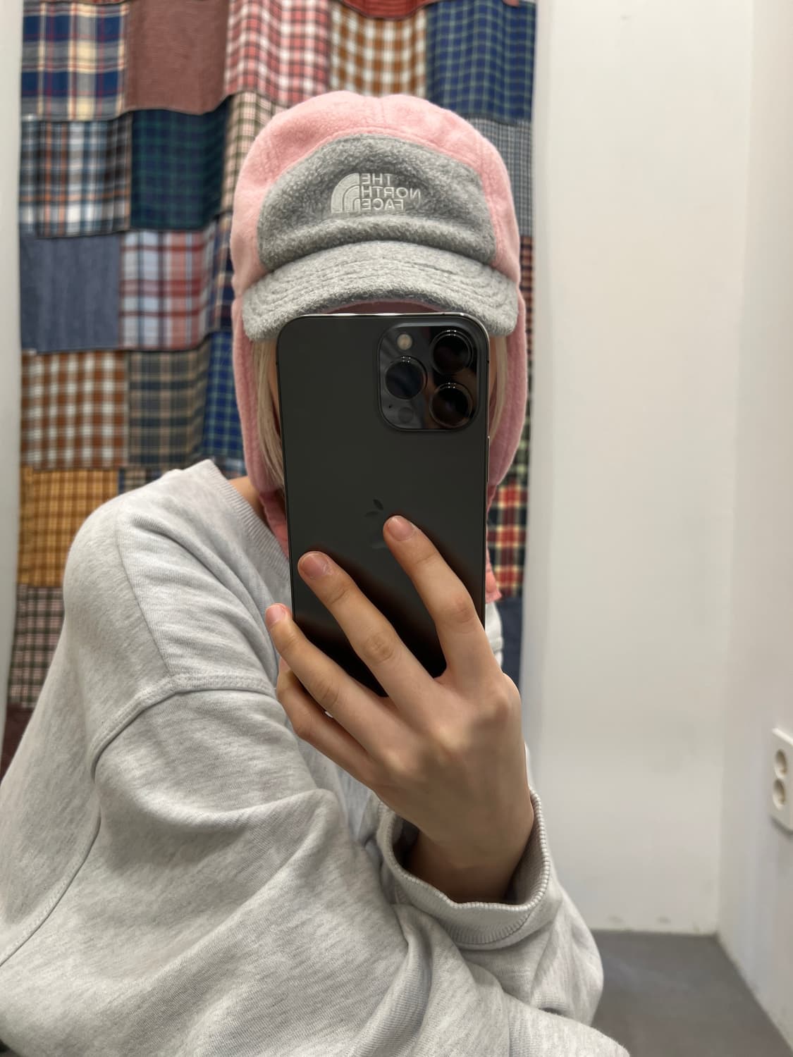 노스페이스 핑크 트루퍼 햇 상품이미지3