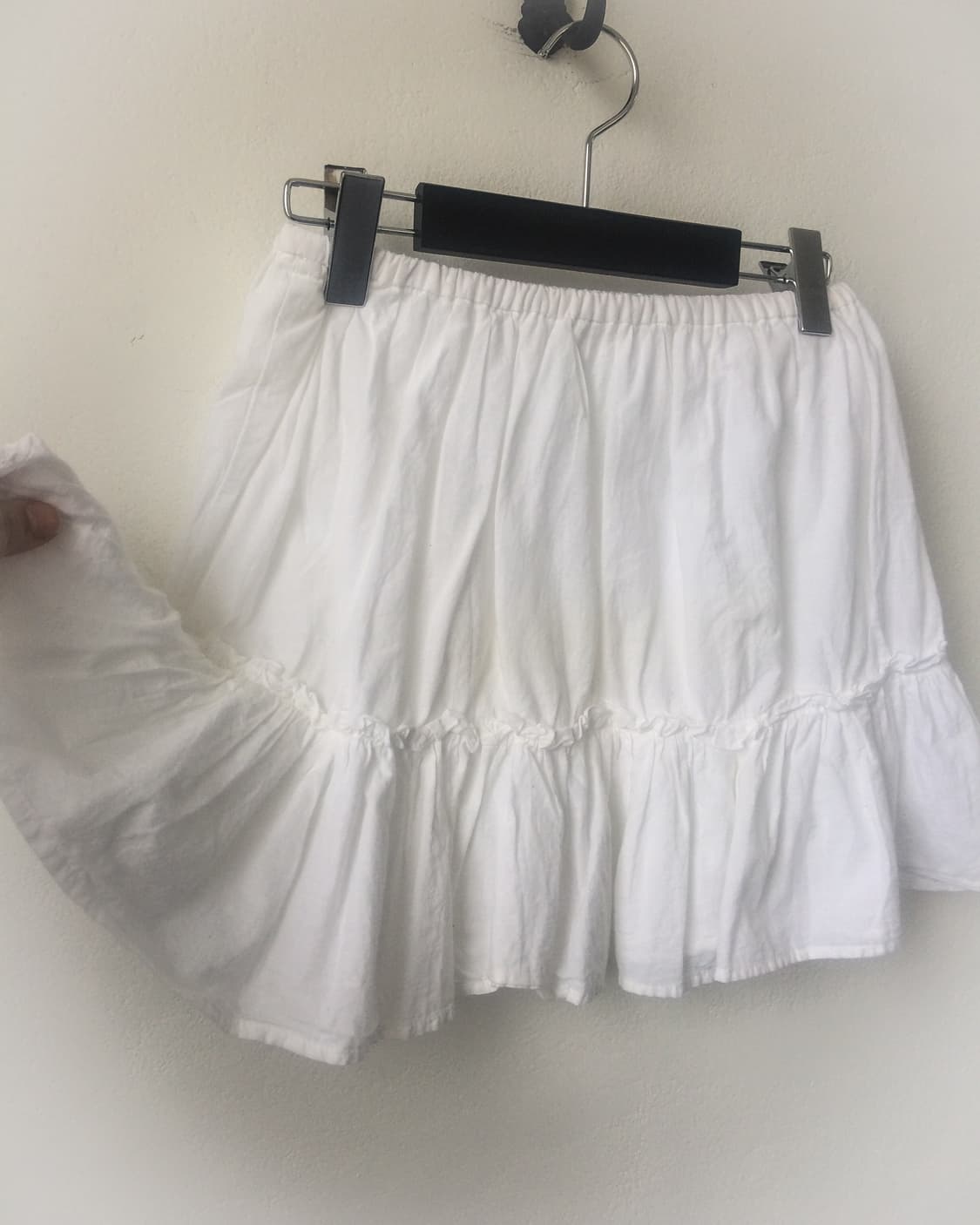 White mini skirt 상품이미지2