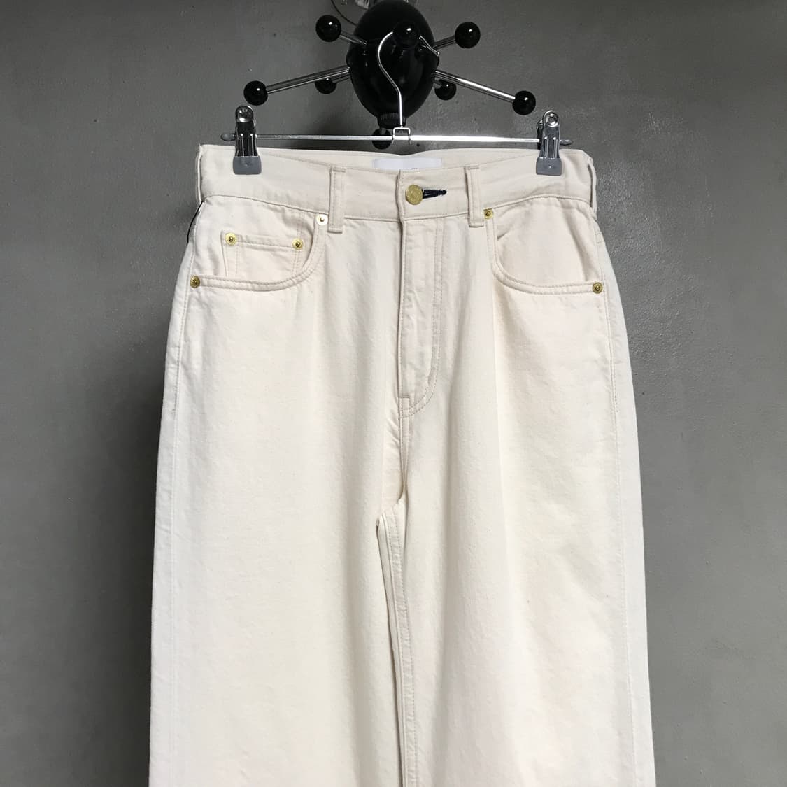 튀에스몽트레져 아이보리 코튼 팬츠 25(W) 상품이미지2