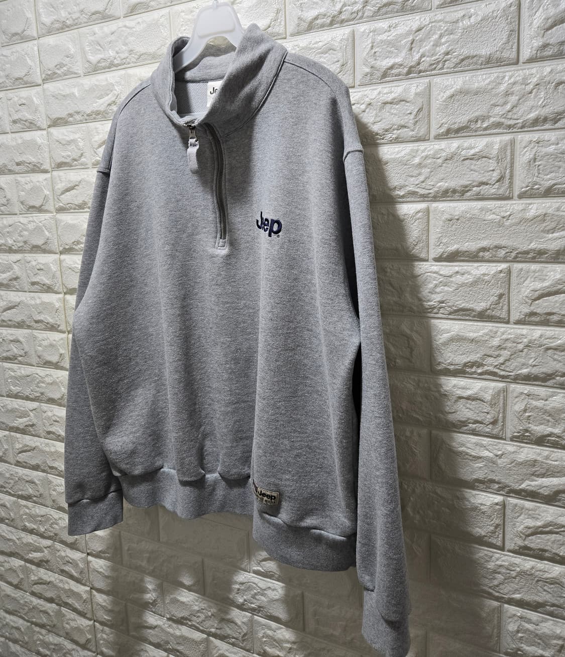 지프 루즈핏 반집업 맨투맨 105 상품이미지3