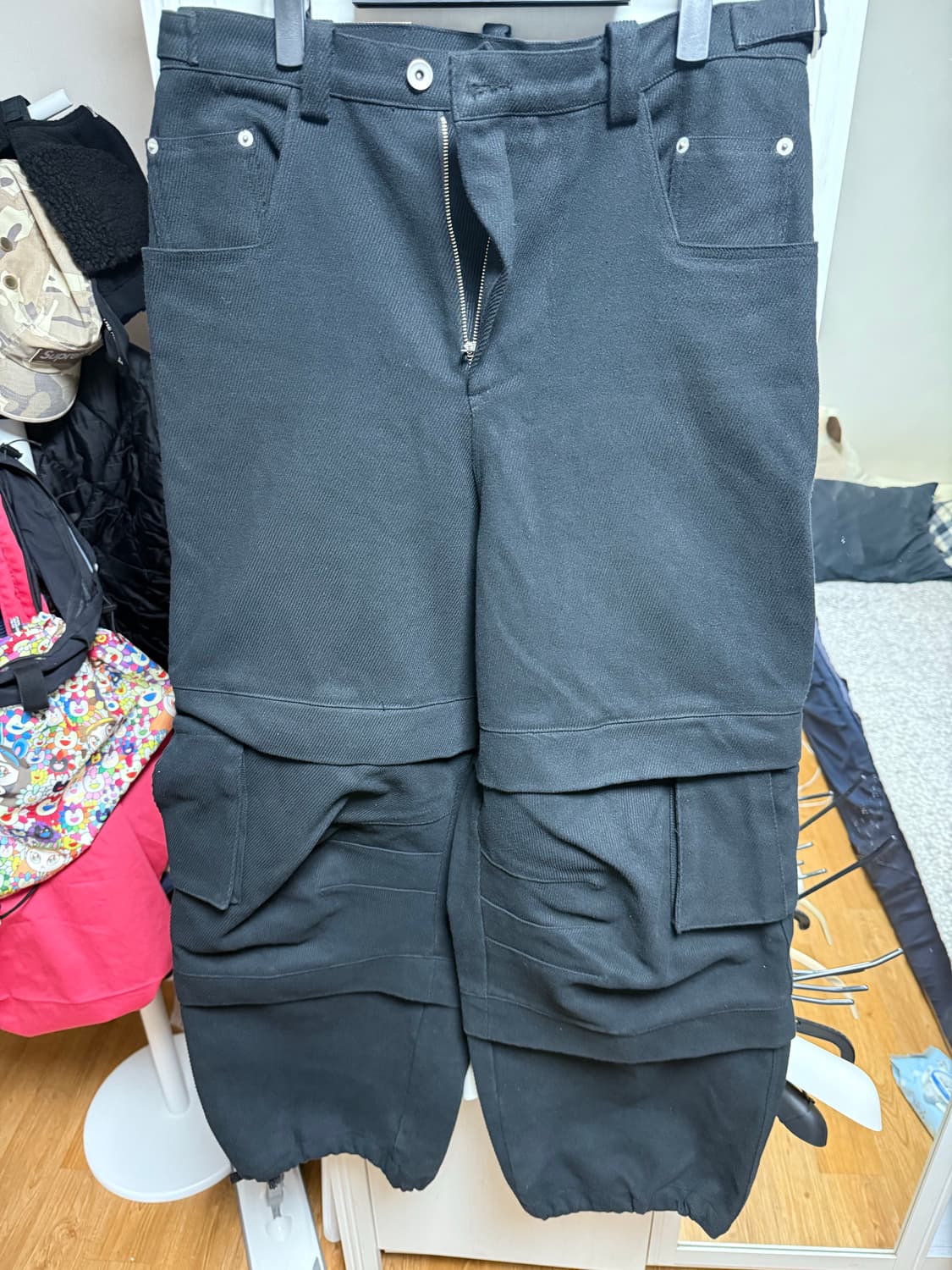 카미엔 타이탄 배기팬츠 블랙 2size 상품이미지1