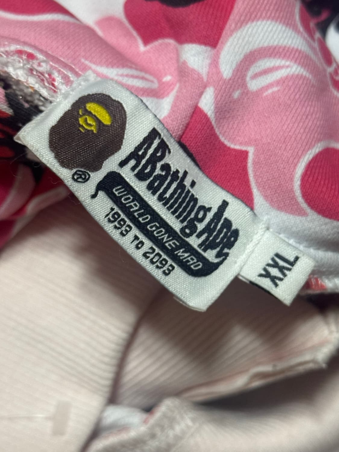 베이프 헬로키티 XXL 핑크 후드집업 상품이미지3