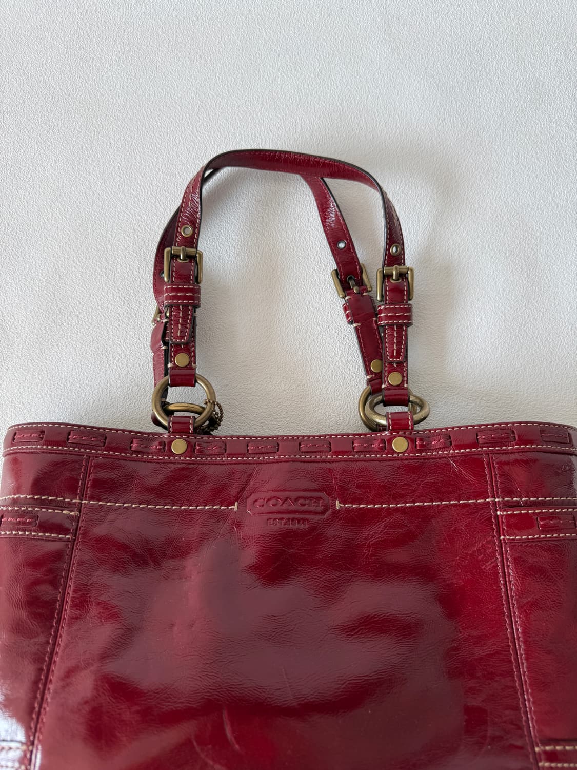 코치(COACH) 레더 토트백 상품이미지3