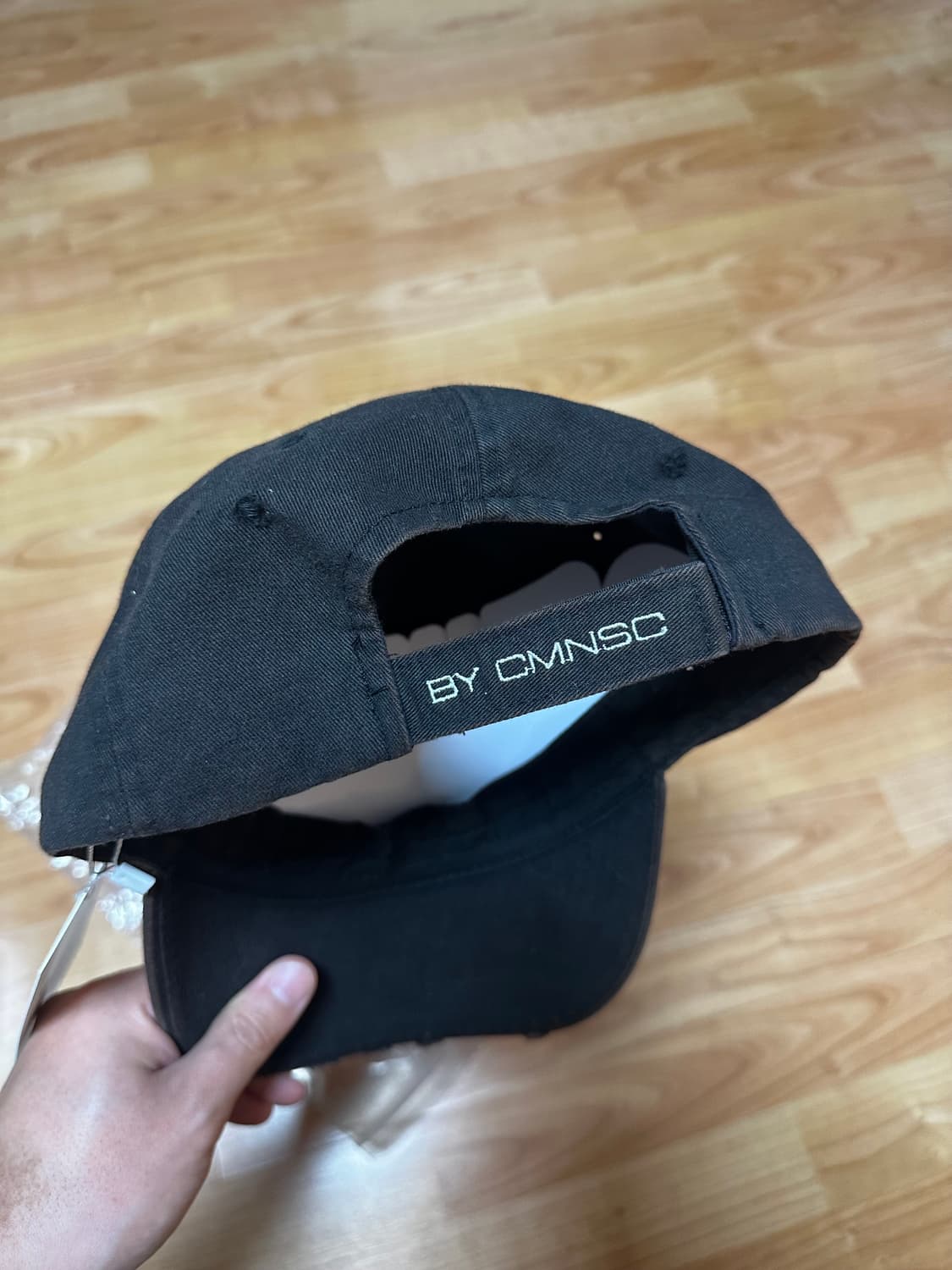 [Free] 씨비전 바이 씨에스씨 비전 디스트로이드 캡 워시드 블랙 상품이미지5