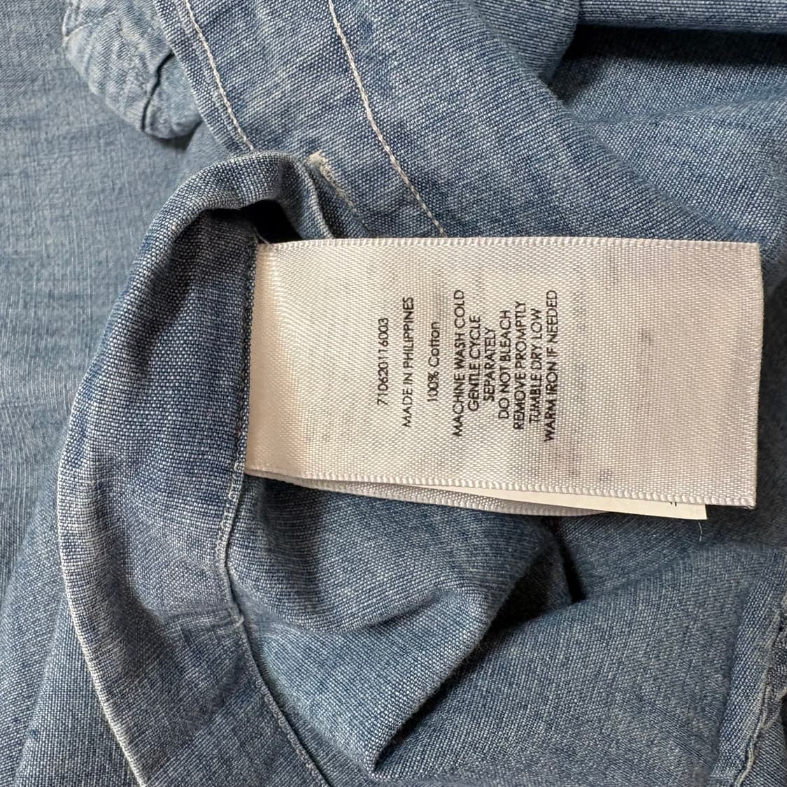 폴로랄프로렌 샴브레이 데님 셔츠 상품이미지5