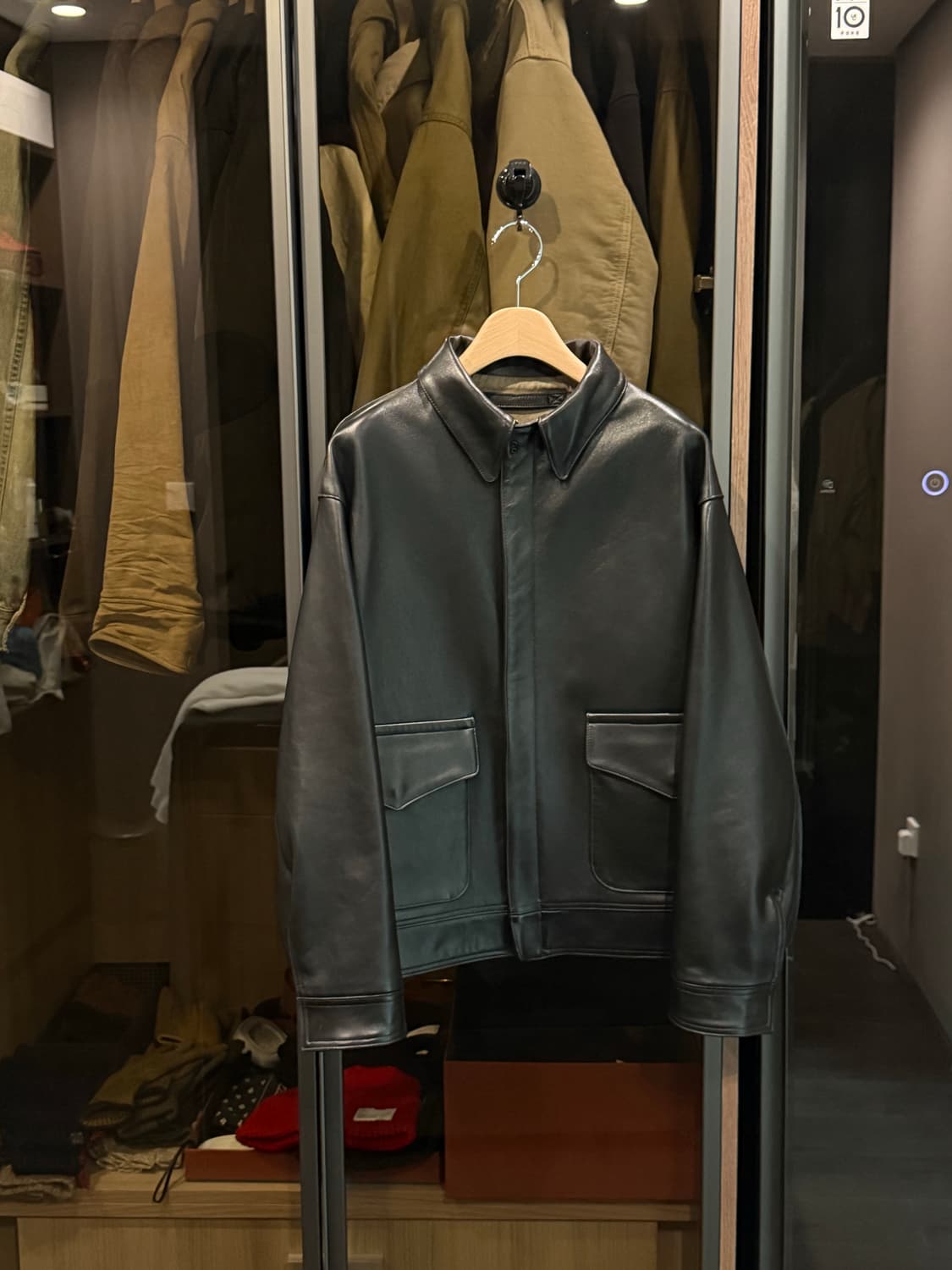 [2] 아프레쎄 Type A-2 레더 플라이트 자켓 상품이미지1