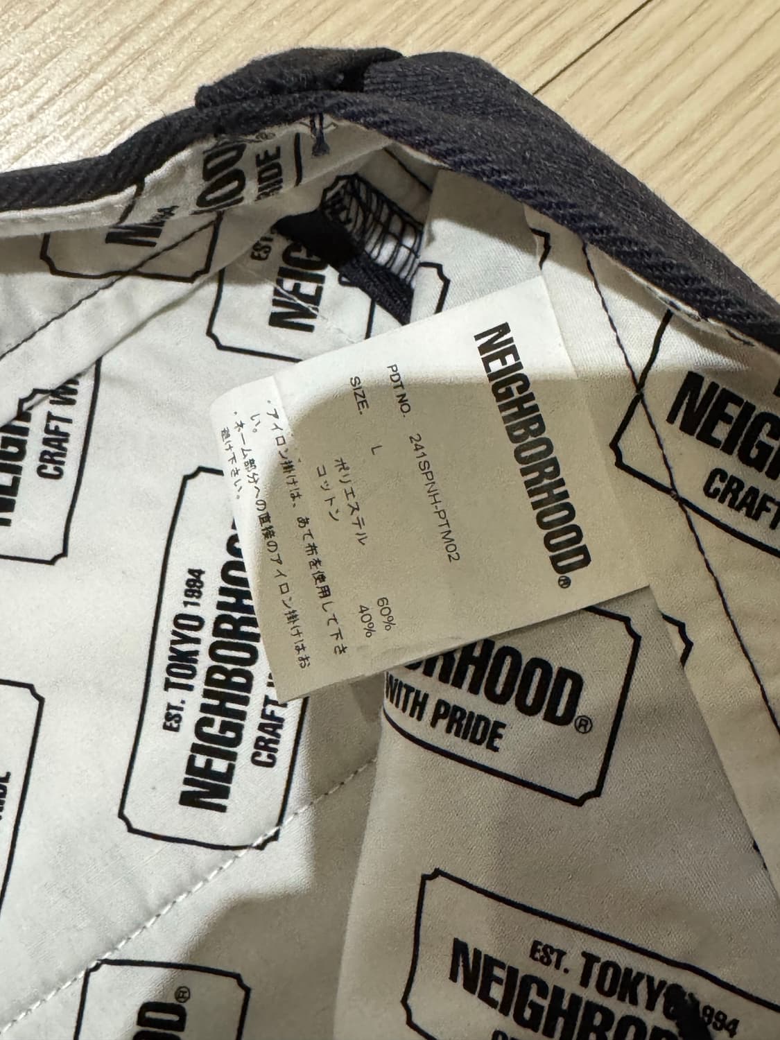 24ss 네이버후드 WP 외이드 치노 네이비 상품이미지6