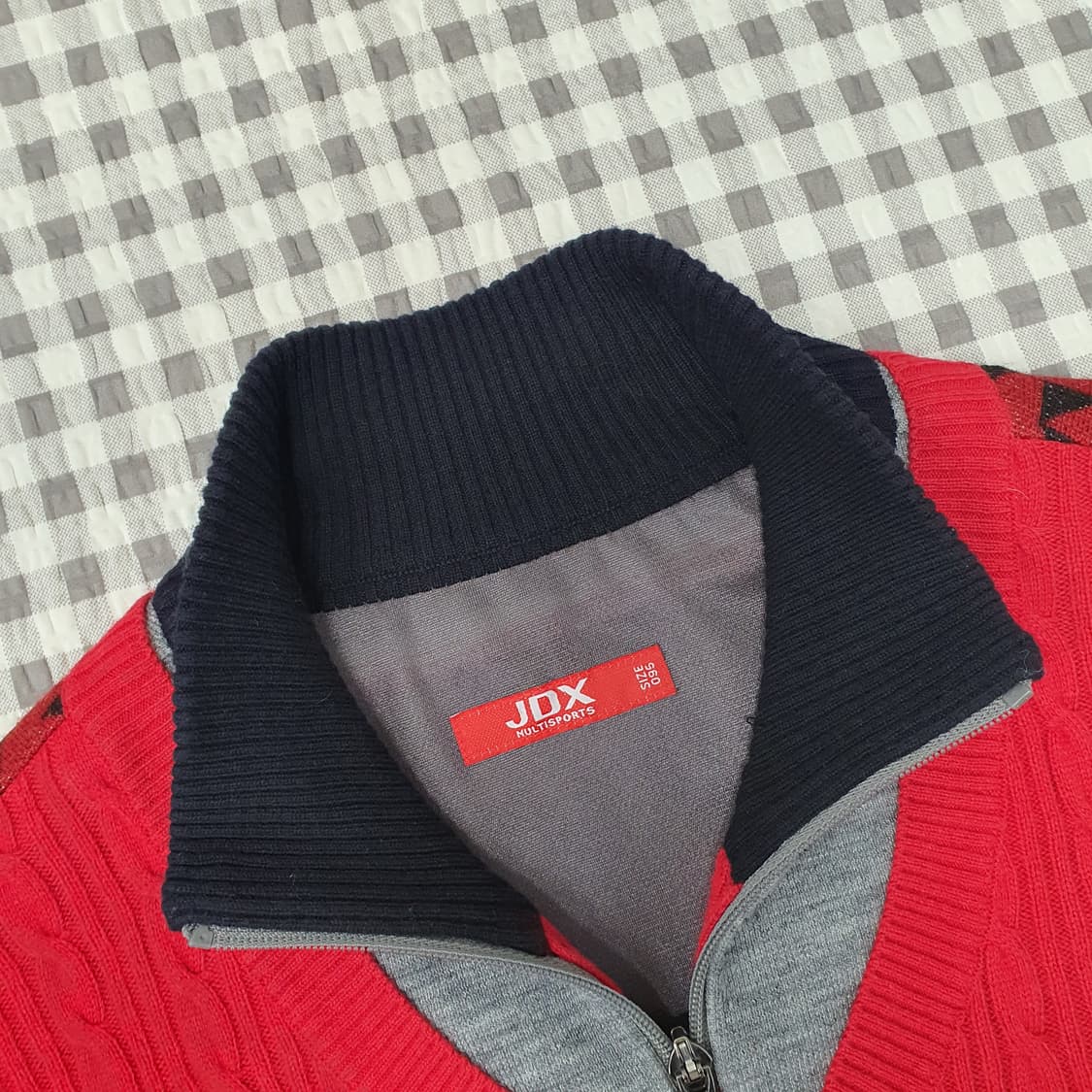 JDX 방풍 반집업 스웨터 남자95 상품이미지2