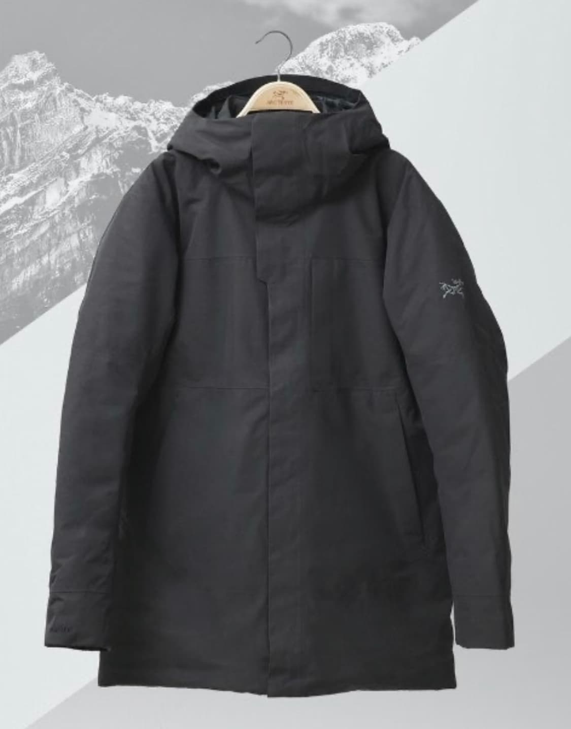 아크테릭스 써마 다운 파카 블랙 M 상품이미지1