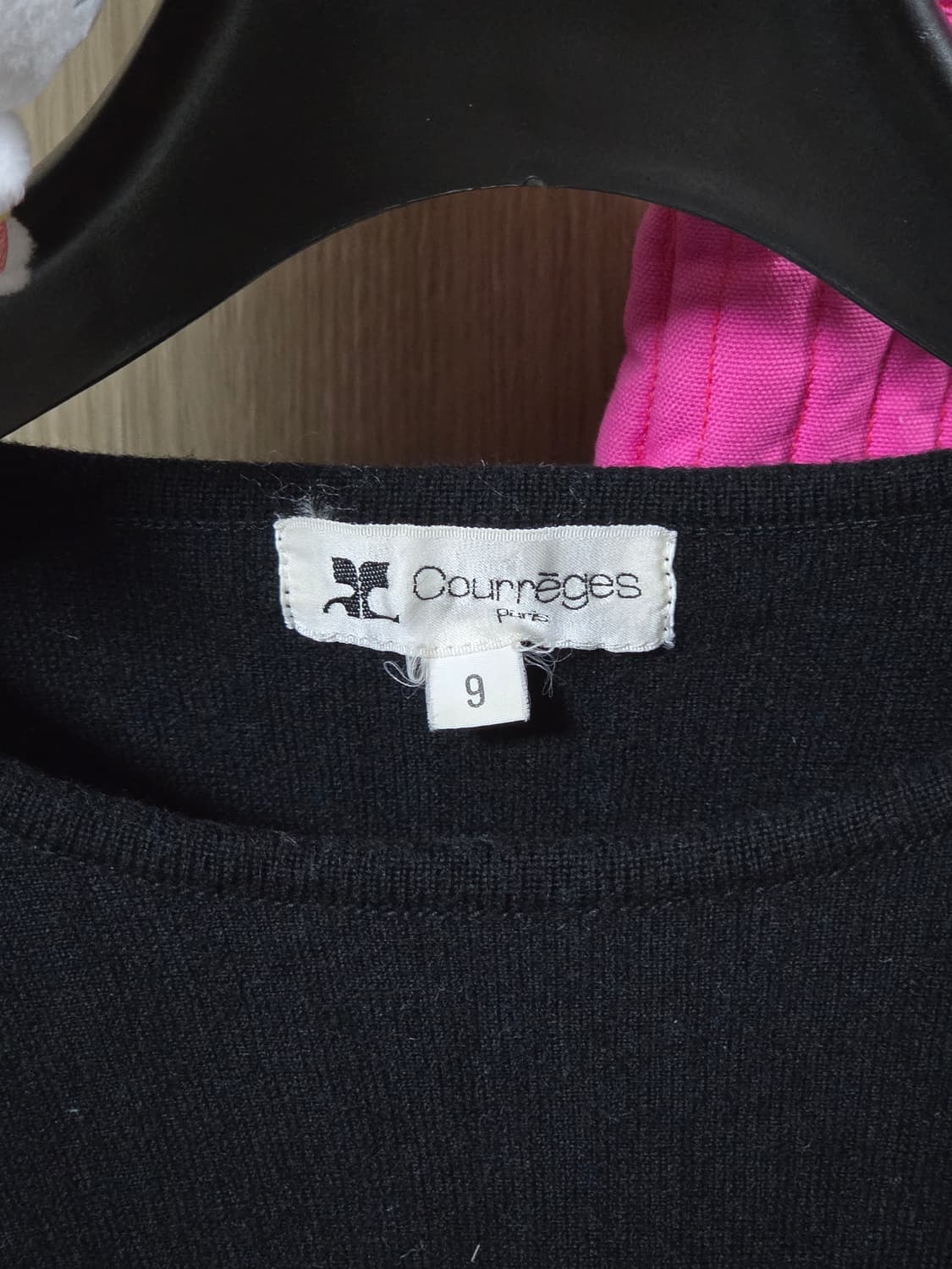 꾸레쥬 블랙 니트 상품이미지2