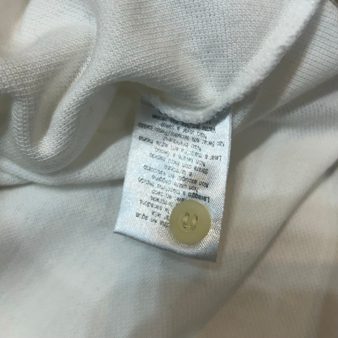 XL 버버리 레드 기마자수 화이트 카라 반팔티 상품이미지5