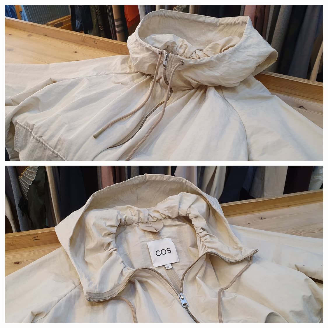 66/77.COS 드로우스트링 쇼트 점퍼 상품이미지5