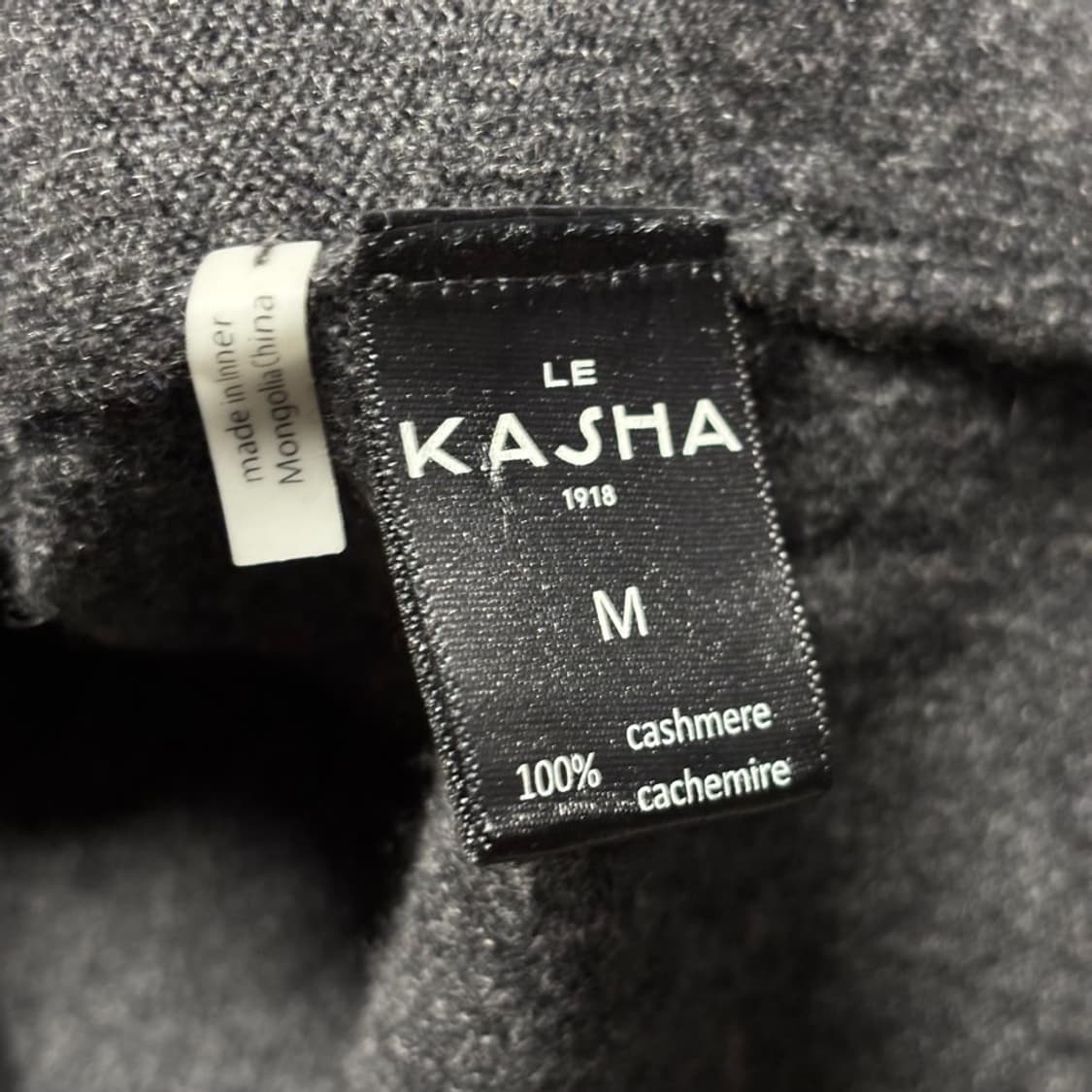 M) LE KASHA 르카샤 캐시미어 집업 후디 상품이미지4