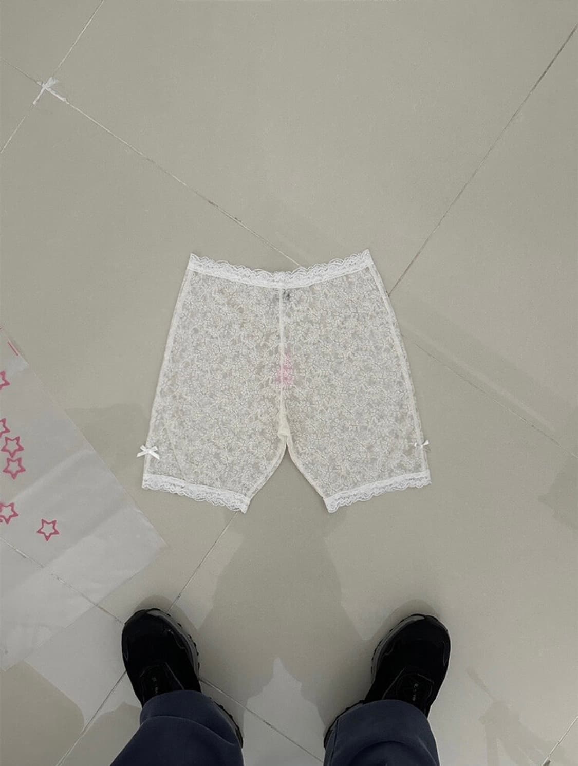 Lace Pants (White) 상품이미지1