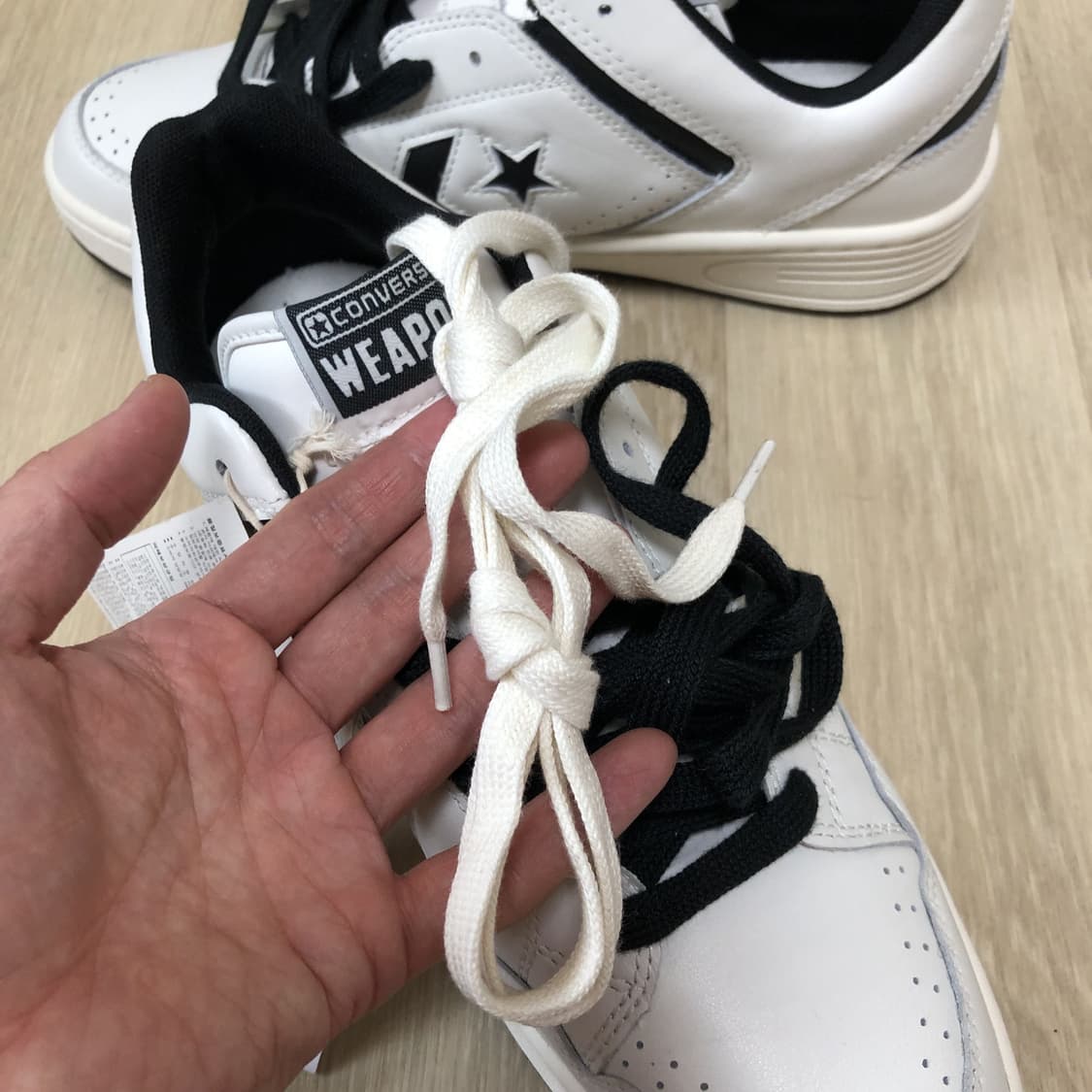 (300) 새상품 컨버스 CONVERSE 웨폰 빈티지 화이트 로우 상품이미지4