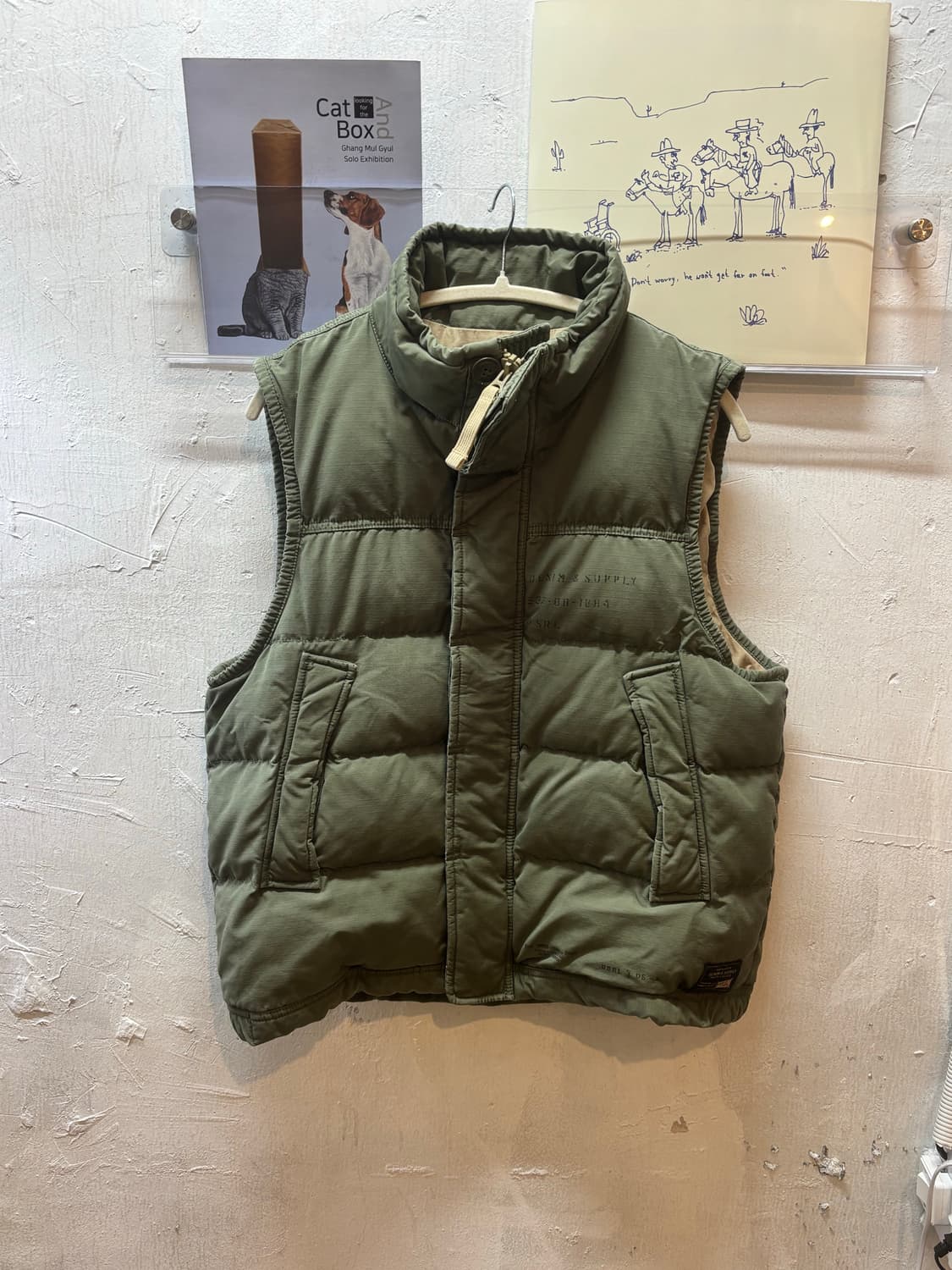 Denim & Supply Ralph Lauren 립스탑 덕다운 베스트 상품이미지9